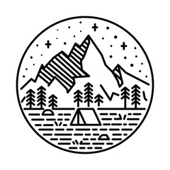 Beauty nature graphic illustration vector art t-shirt design