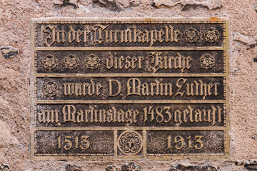 Dr. Martin Luther Taufkirche in Eisleben