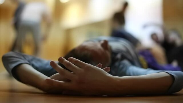 dancer somatic hands low view