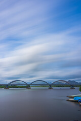 Fototapeta premium bridge over river