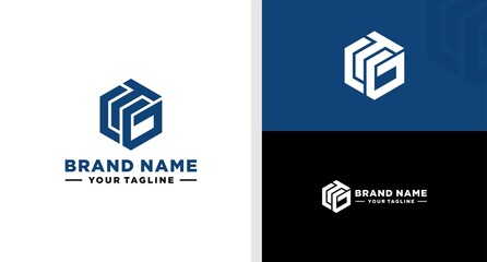 TLG LOGO HEXAGON BOLD EDITABLE