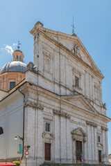 The ancient church of San Filippo Neri in the historic center of Spoleto, Italy