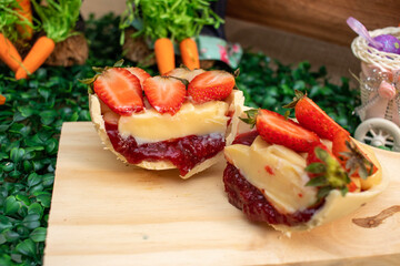 bruschetta with tomato and basil