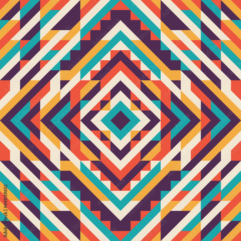 Poster geometric background banner design. abstract artwork seamless pattern. ornament decorative structure
