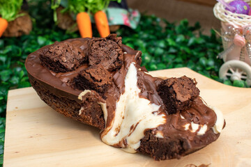 chocolate cake with nuts