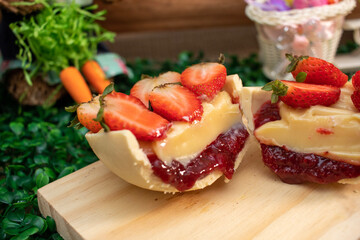 strawberries and cream