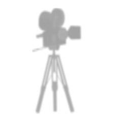 Movie camera. Vintage movie camera on white background.