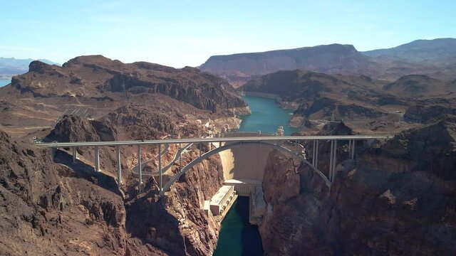 Nevada Hoover Dam Pull in shot