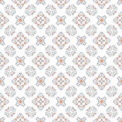 Abstract shape seamless, ornament pattern ready to print