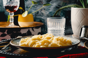 Italian Fettuccine Alfredo Dinner