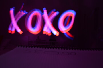 xoxo - love 

long exposure example