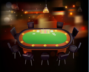 Casino Realistic Poster