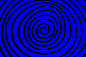 abstract blue optical illusion on black