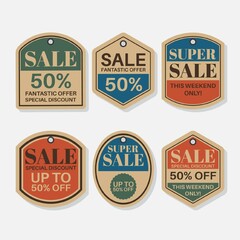 Vintage Collection Sales Tags With Discounts_2