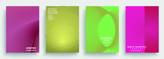 Artistic covers design. Creative colors backgrounds. Trendy futuristic design