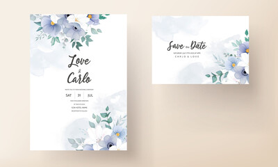 Beautiful Wedding Invitation Card Floral Ornament_4