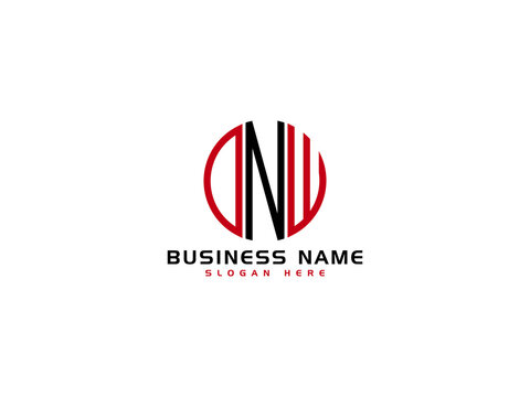 Creative DNW Logo Letter Vector Image Design For Business