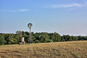 Brenham Texas Sunrise Windmill