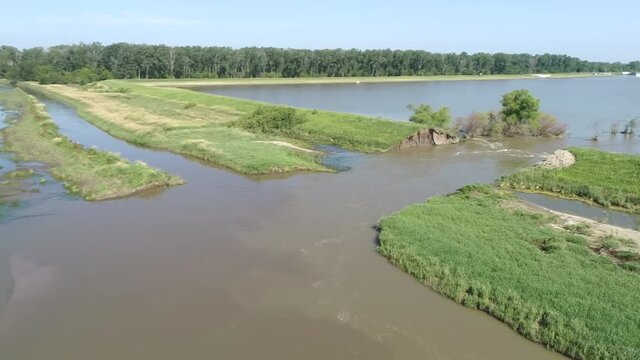 Missouri River Flood 2019 Bartlett Iowa