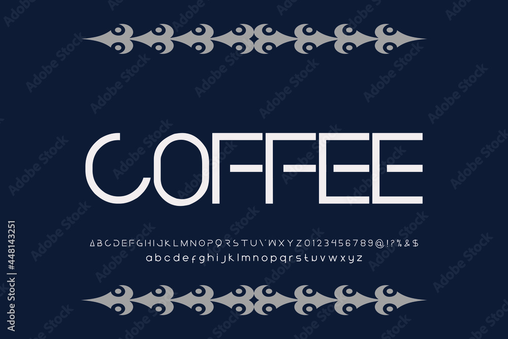 Poster alphabet font.vector of colorful stylized font and alphabet, vector of colorful stylized font and al
