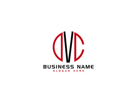 Creative DVC Logo Letter Vector Image Design For Business