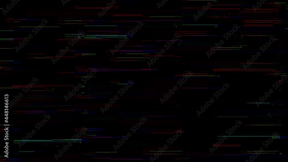 Poster 4k digital pixel noise glitch art effect loop animation background. retro futurism 80s 90s dynamic w