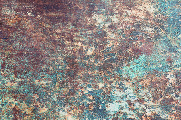 Old rusty metal sheet abstract background