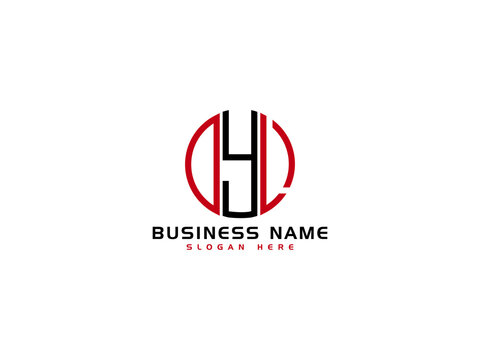 Creative DYl Logo Letter Vector Image Design For Business