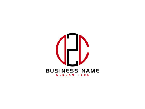 Creative DZC Logo Letter Vector Image Design For Business