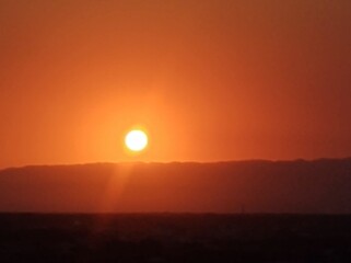 Fototapeta premium sunset in the mountains