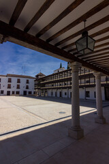 Naklejka na ściany i meble Main square of Tembleque town in Spain