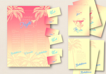 Advertising Stationery for Summer Events