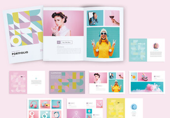 Geometrical in Memorial Brochure