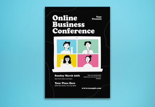 Online Business Conference Flyer 
