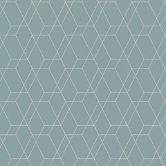 Geometrical vector seamless patterns on a gray background. Modern illustrations for wallpapers, flyers, covers, banners, minimalistic ornaments, backgrounds.