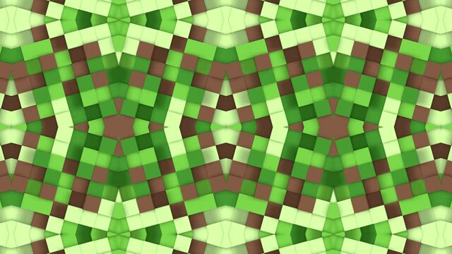 Abstract geometric seamless cubes pattern background. Abstract Stripes Kaleidoscope Loop. Fast Psychedelic Colorful Kaleidoscope VJ background. Disco Abstract Motion Background. Kaleidoscope effect