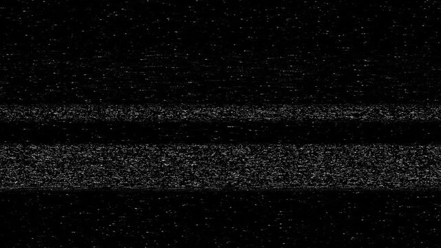 4k Loop television interference pattern caused by satellite signal interference Animation. Glitch aesthetic. Unique Design Abstract Digital Animation Pixel Noise Glitch Error Video Damage