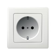Socket power outlet for one plug equipment interior object