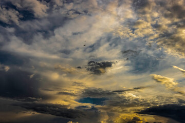 Infinite Blue and Gray Sky