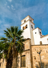Fototapeta na wymiar Cathedral of Saint Mary Major in Merida, Spain
