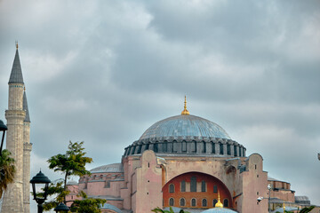 Naklejka premium Hagia Sophia Mosque in Istanbul, Turkey