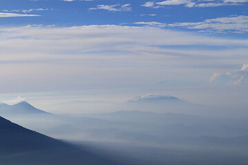 snow covered mountains