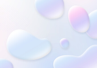 Geometric illustration with colorful figures.