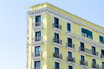 Architectural detail in Madrid, Spain