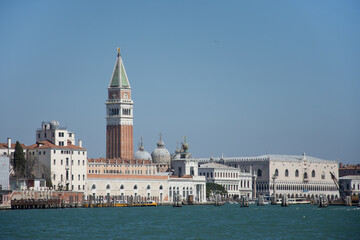 Fototapeta na wymiar Campanile di San Marco ,in Venice,Italy,2019