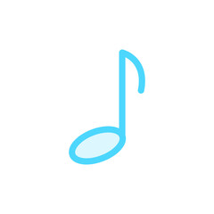 Obraz premium Illustration Vector Graphic of Music icon