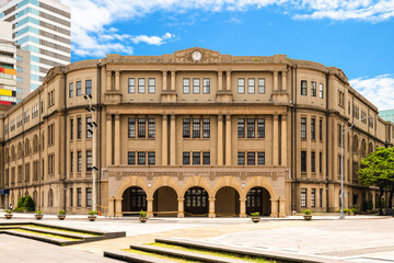Fototapeta premium Taipei Beimen Post Office near north gate in taipei, taiwan