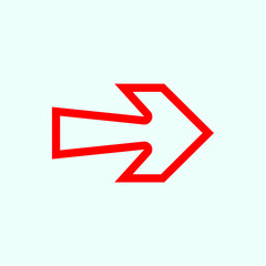 red arrow icon