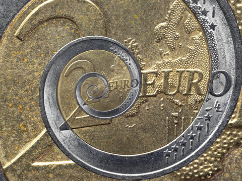 Endless 2 Euro Coin Spiral