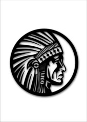 illustration of an warrior